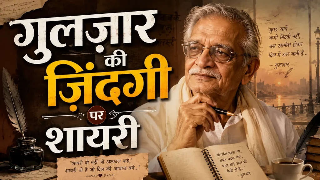 Poetry about Gulzar's life