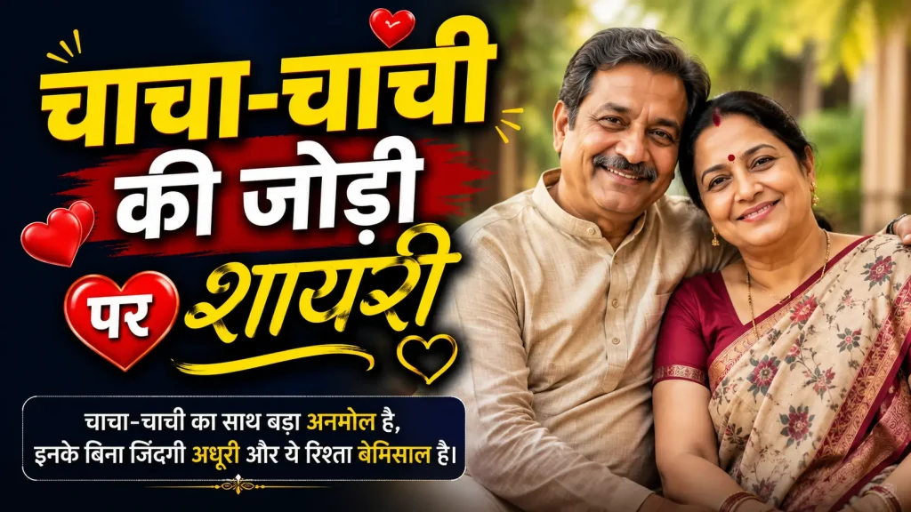 Shayari about the uncle-aunt duo