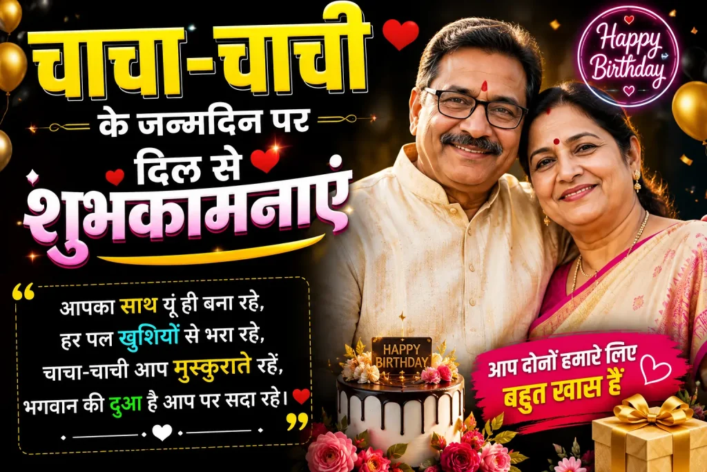 Shayari for Uncle and Aunt's Birthday