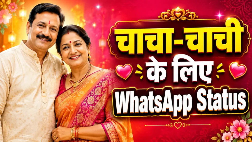 WhatsApp Status for Uncle and Aunt