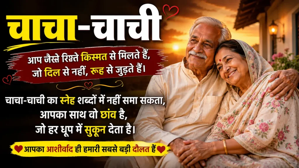 Heart-touching poetry for uncle and aunt