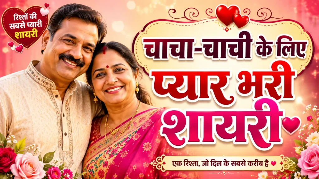 Heartfelt poetry for Uncle and Aunt