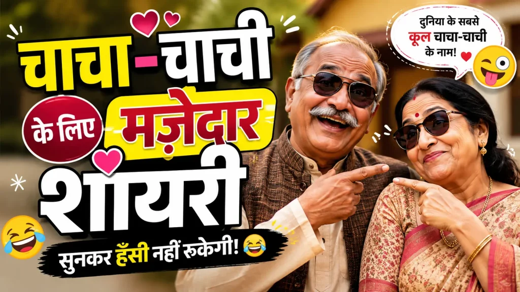 Fun Shayari for Uncle and Aunt