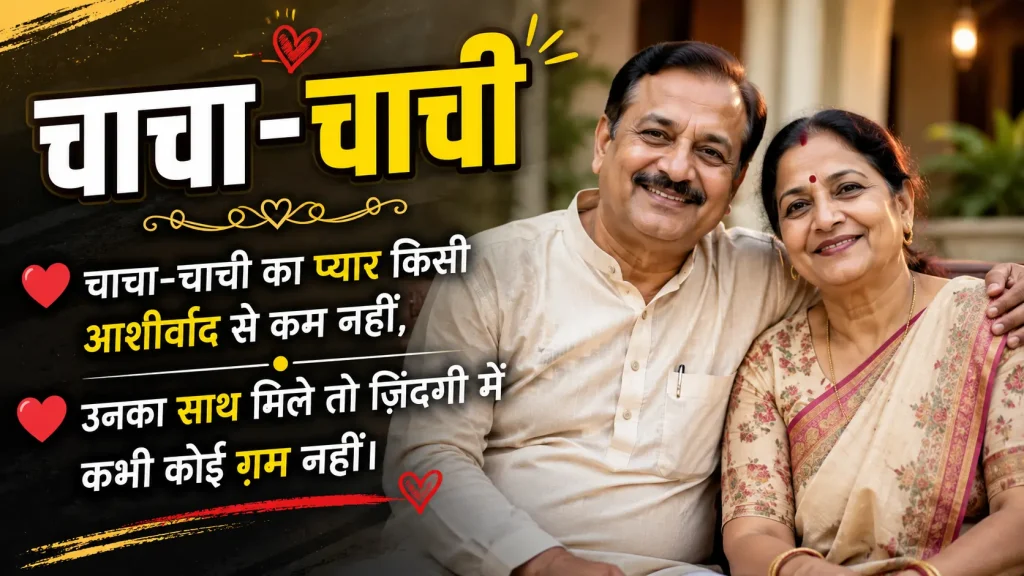 A two-line poem for Uncle and Aunt.