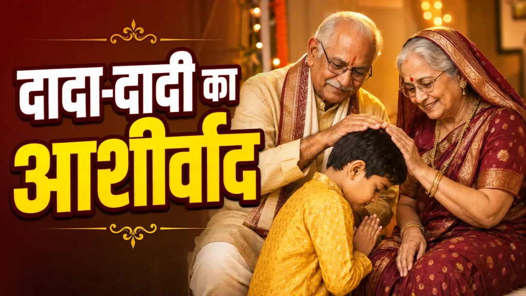 Shayari on Grandparents' Blessings
