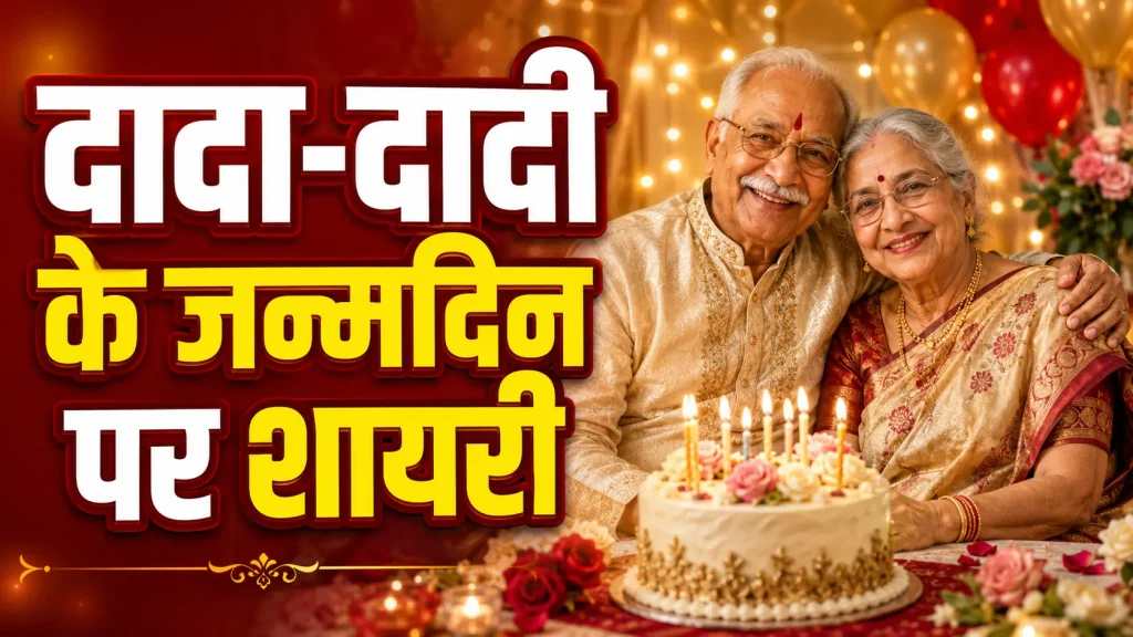 Shayari for Grandparents' Birthdays