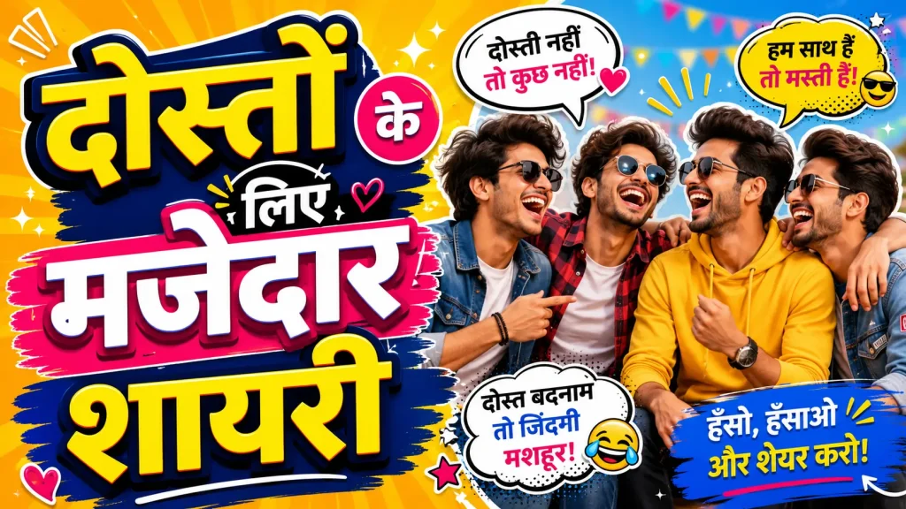 Fun Shayari for Friends