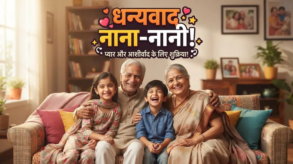 Thank-you messages for grandparents (maternal)