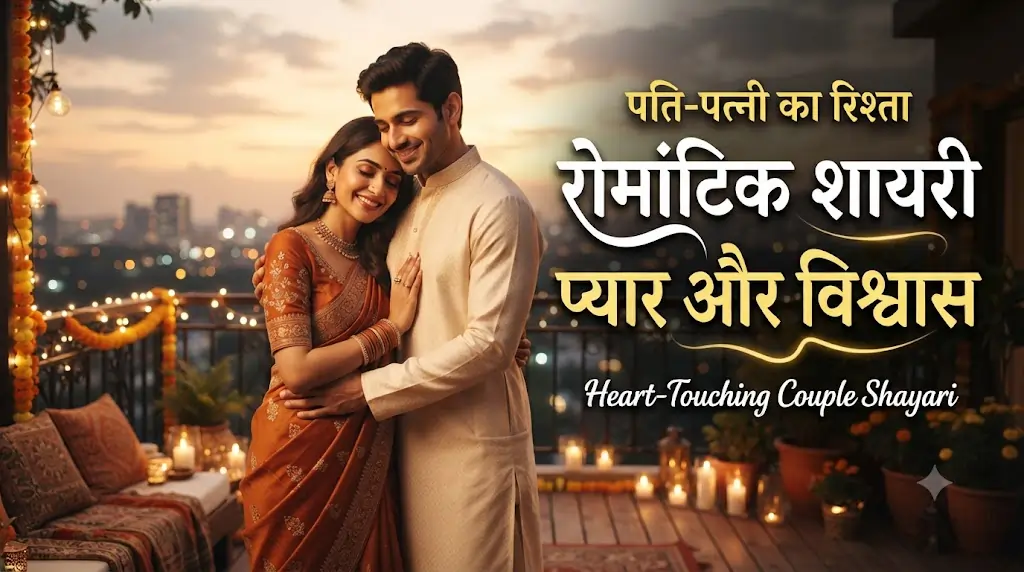 Shayari on the husband-wife relationship