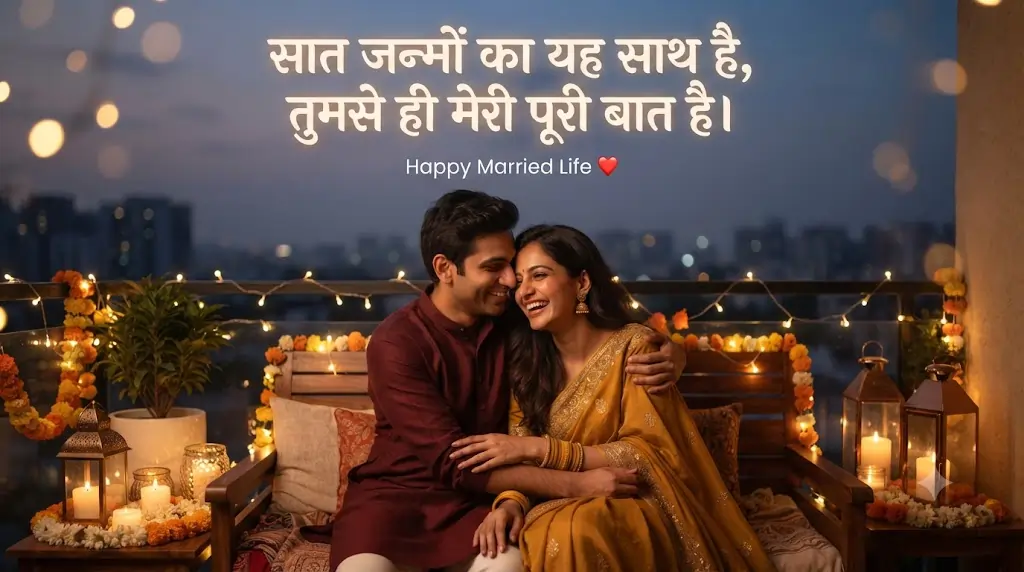 पति पत्नी शायरी इमेज और व्हाट्सएप स्टेटस