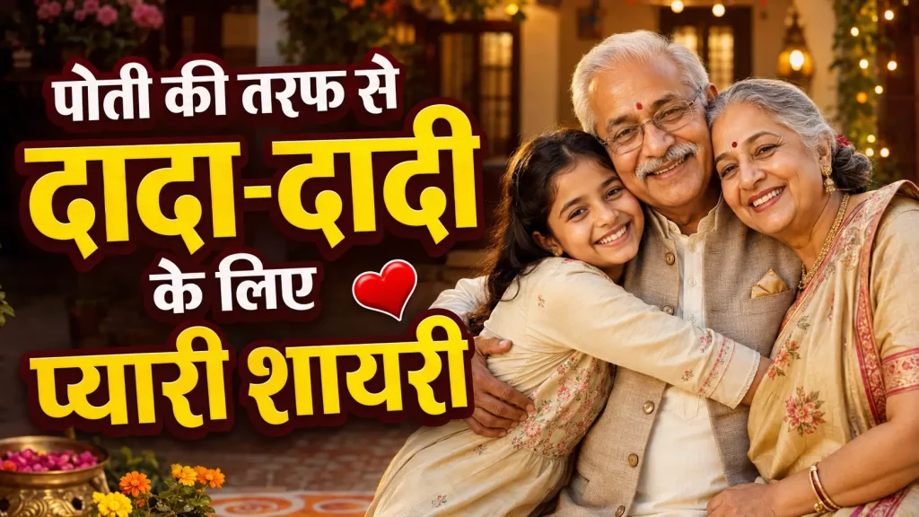 Shayari for grandparents from their granddaughter