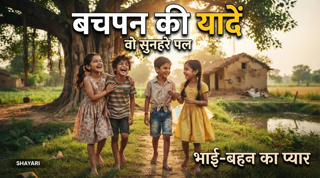 बचपन की यादों पर Cousin Shayari in hindi