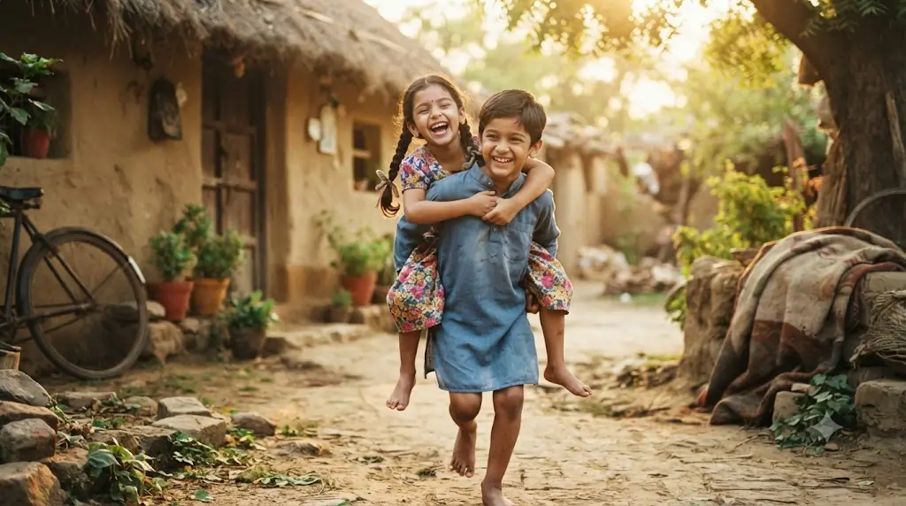 Shayari about childhood memories shared by siblings