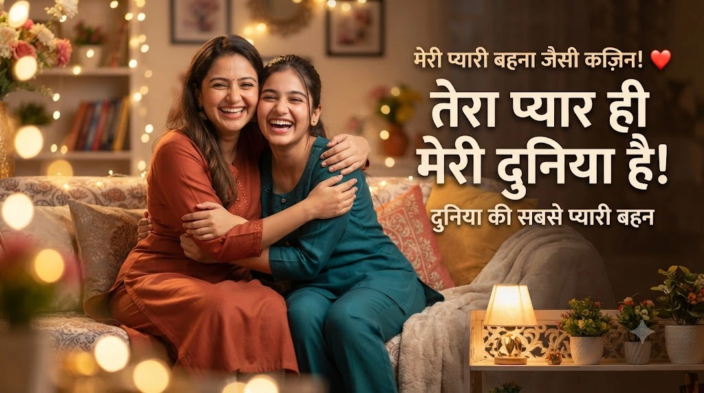 Shayari for a cousin who is like a sister
