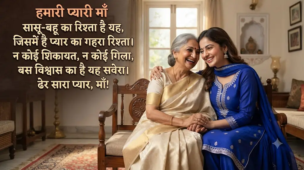 Shayari for the mother-in-law from the daughter-in-law
