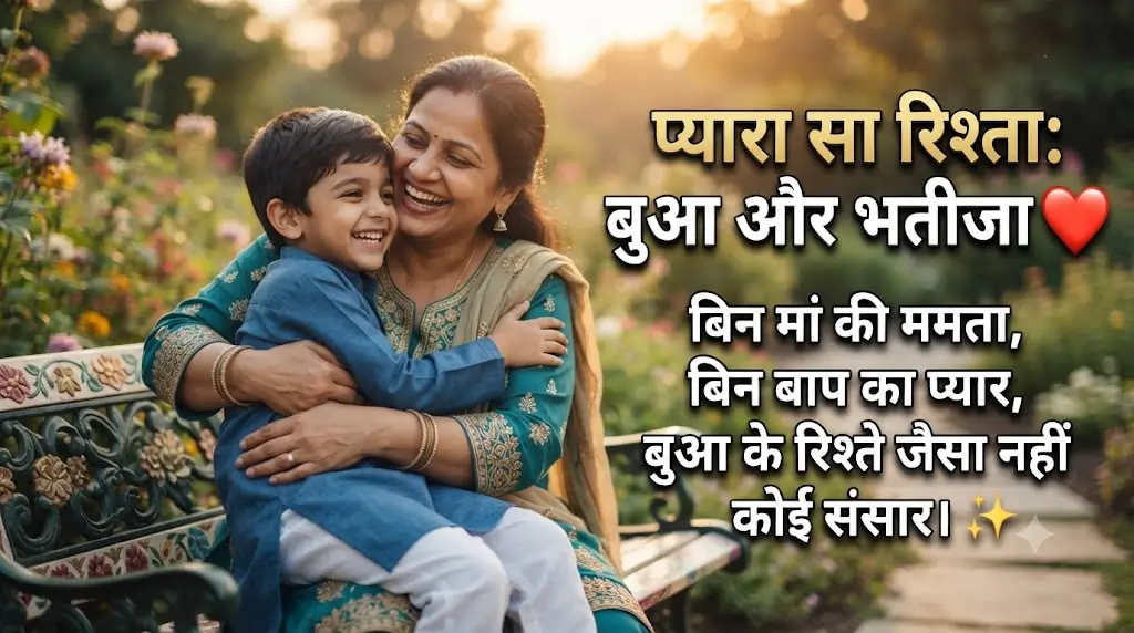 Poetry on the relationship between an aunt and her nephew.