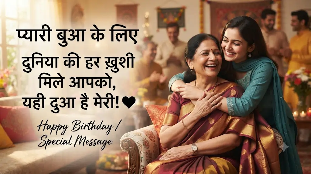 Lovely poetry for Bua (paternal aunt)
