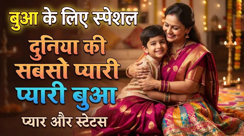 Status for Bua (Paternal Aunt) in Hindi