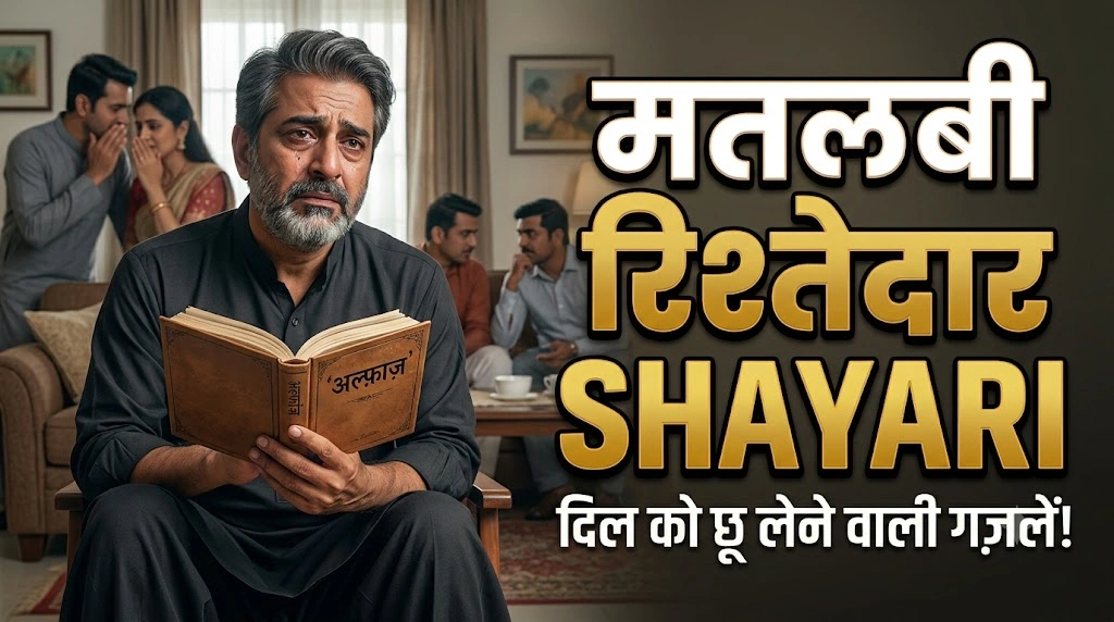 Shayari about selfish relatives