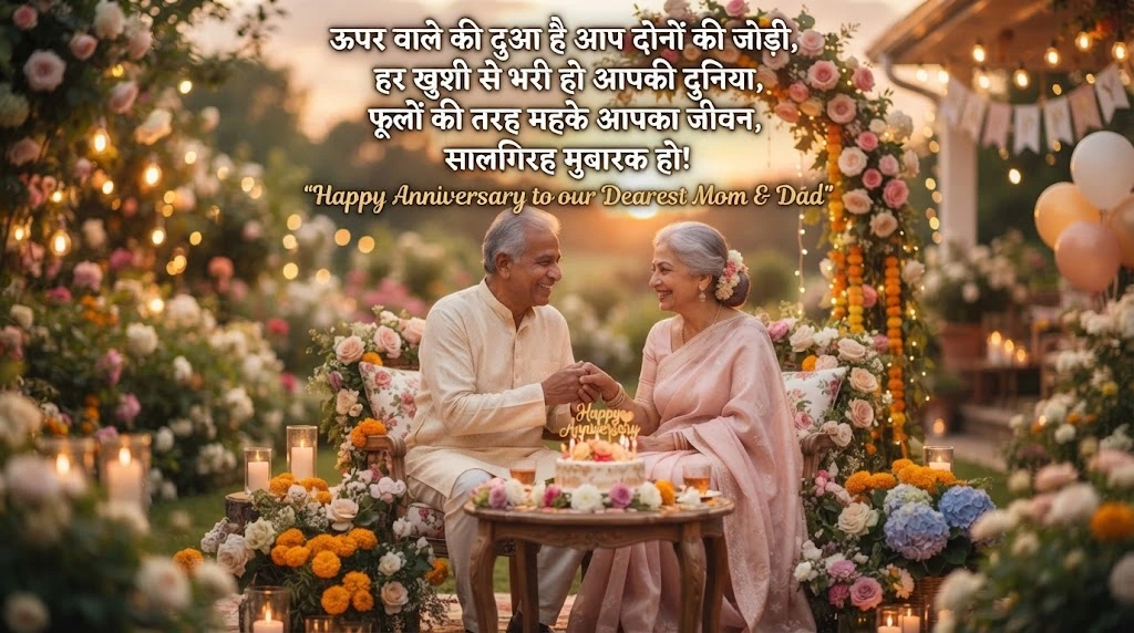 Shayari for Parents' Anniversary