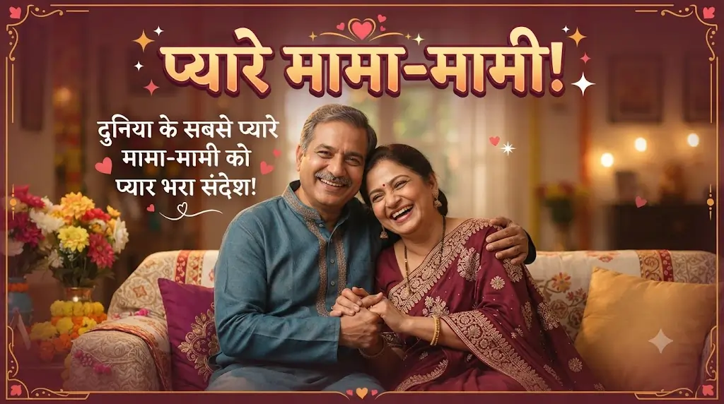 Loving messages for maternal uncle and aunt