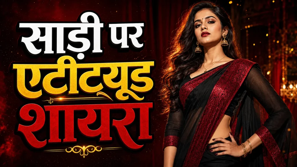 Attitude Shayari for Sarees
