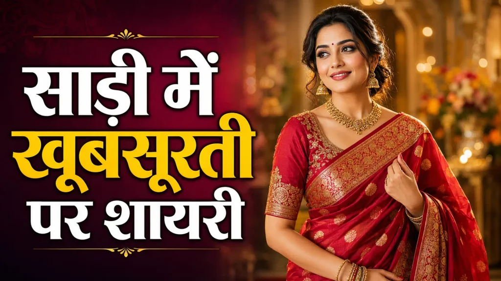 Poetry about beauty in a saree