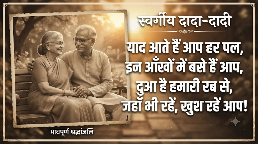 Shayari for late grandparents