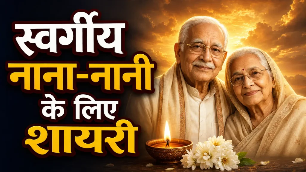 Shayari for late maternal grandparents