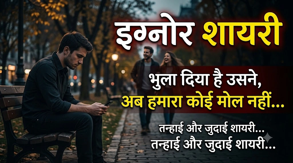 2 Line Ignore Shayari in hindi