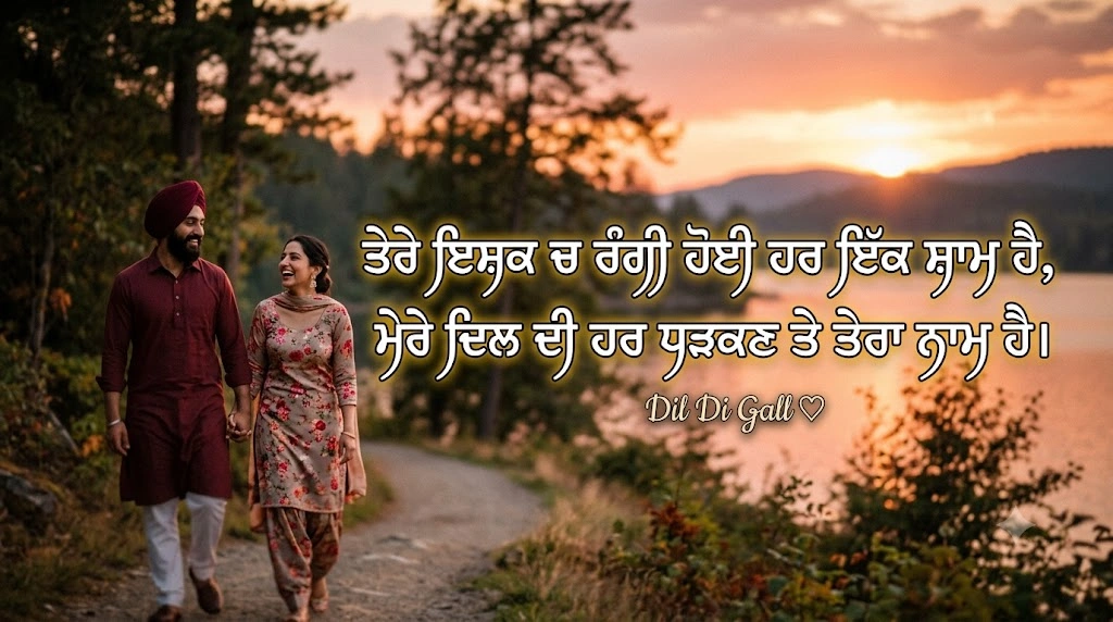 Best 2 Line Love Shayari in Punjabi