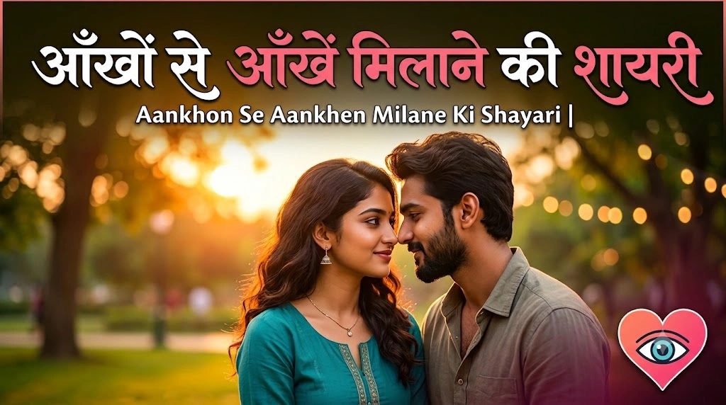 Aankhon Se Aankhen Milane Ki Shayari in Hindi