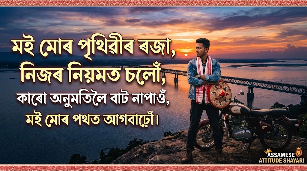 Assamese Attitude Shayari