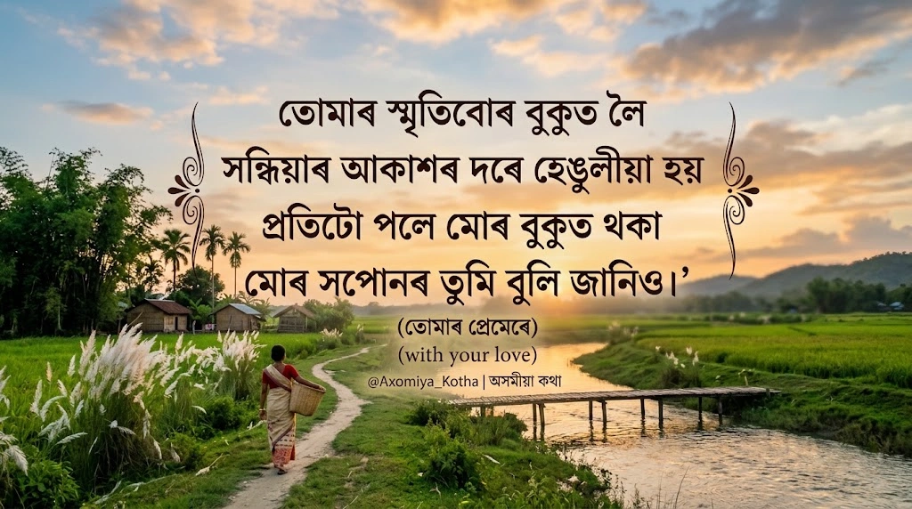 Assamese Shayari for Instagram & Facebook