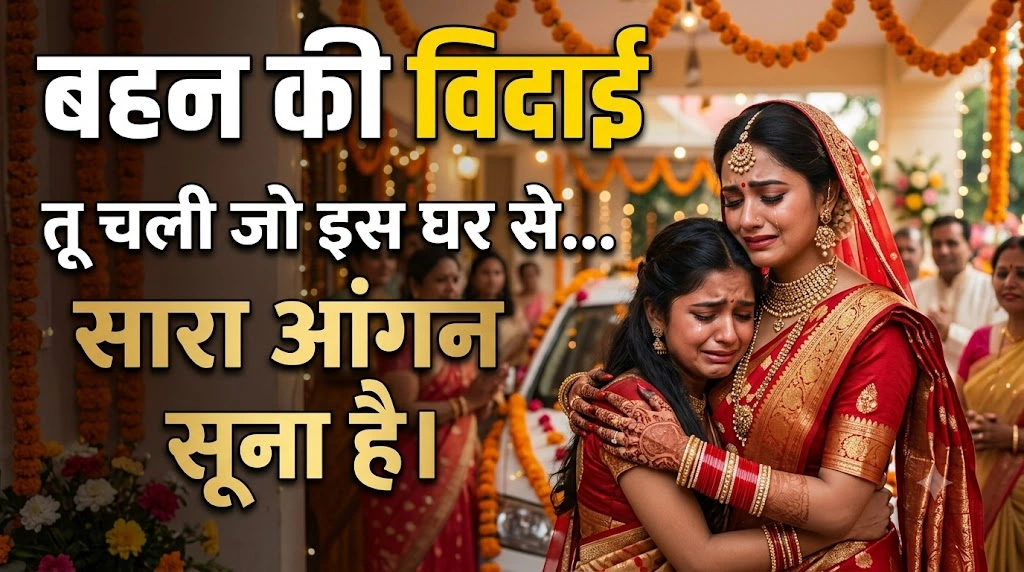 Bahan Ki Vidai Shayari