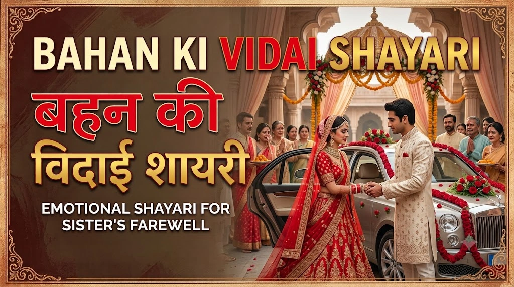 Bahan Ki Vidai Shayari: 100+ Dil Ko Chhoo Lene Wali Lines