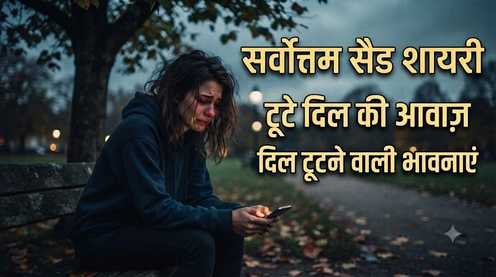 Best Sad Shayari in Hindi for Broken Hearts