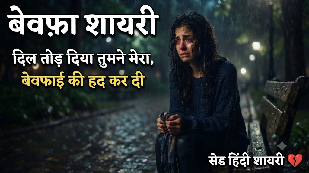 Bewafa Shayari in Hindi