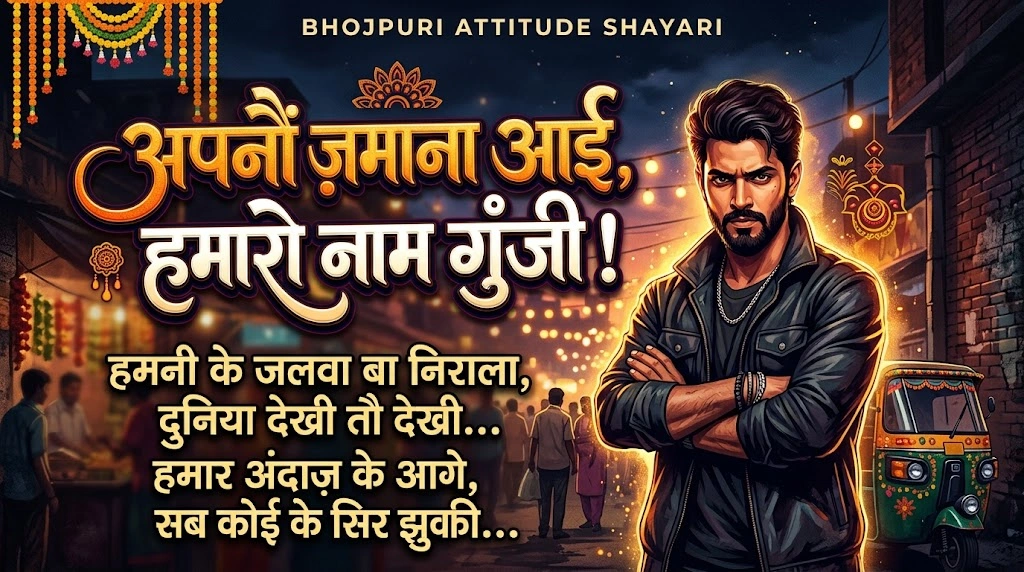 Bhojpuri Attitude Shayari