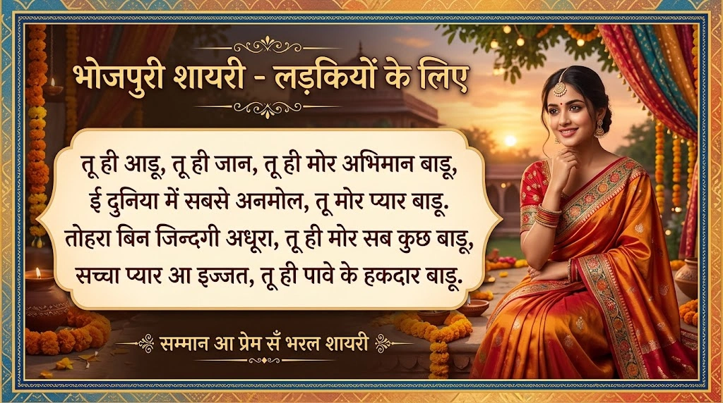 Bhojpuri Shayari for Girls
