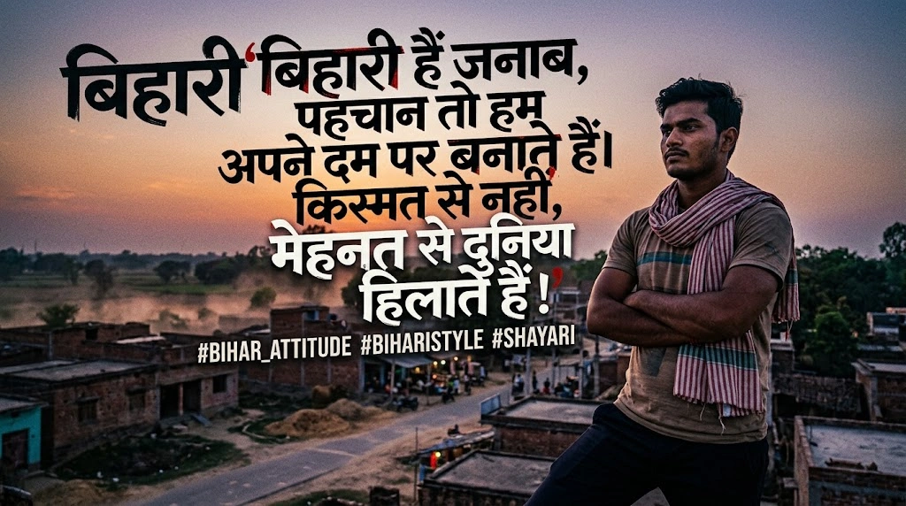 Bihar Attitude Shayari
