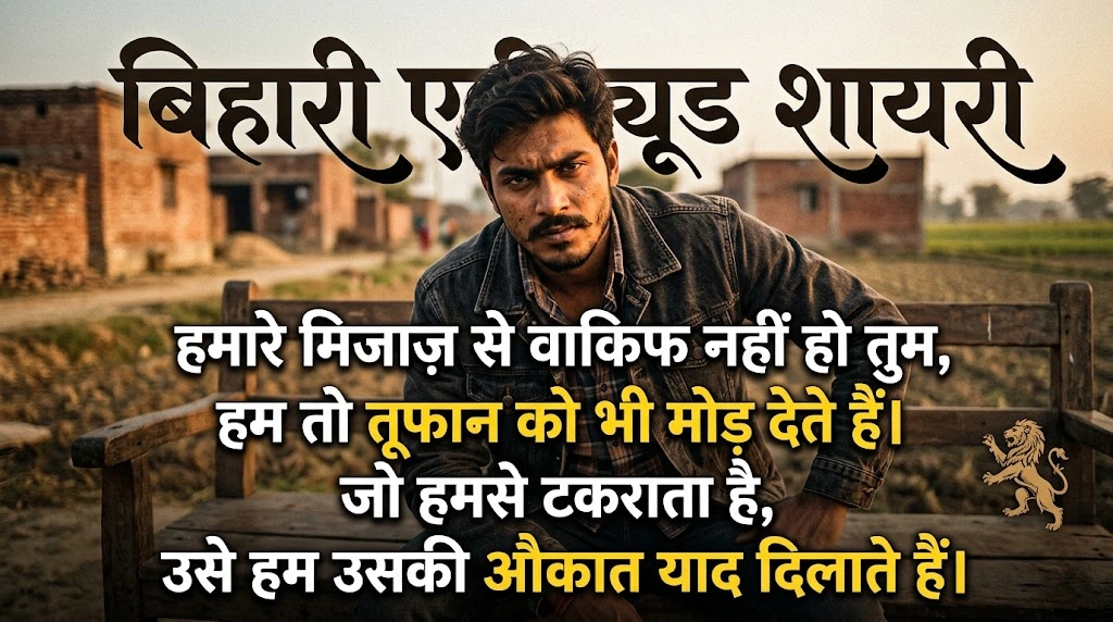 Bihari Attitude Shayari