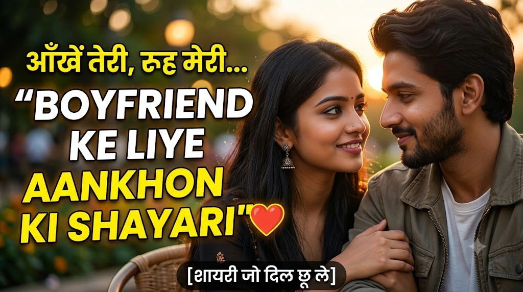 Boyfriend Ke Liye Aankhon Ki Shayari in hindi