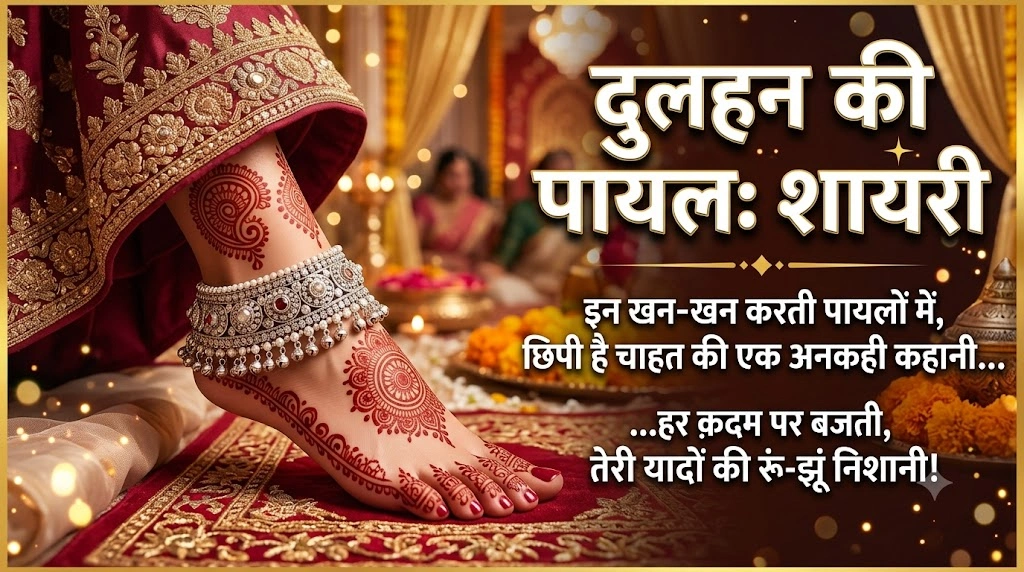 Bridal Payal Shayari 