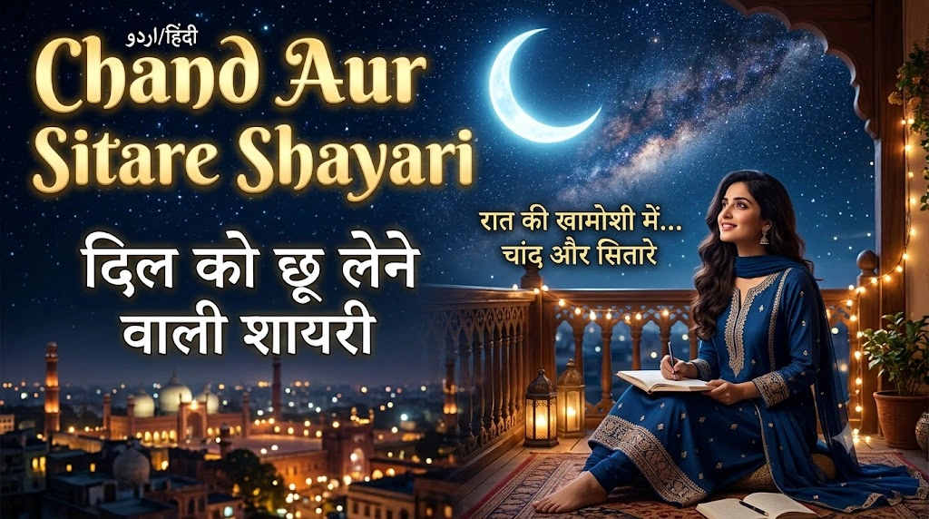 Chand Aur Sitare Shayari in hindi