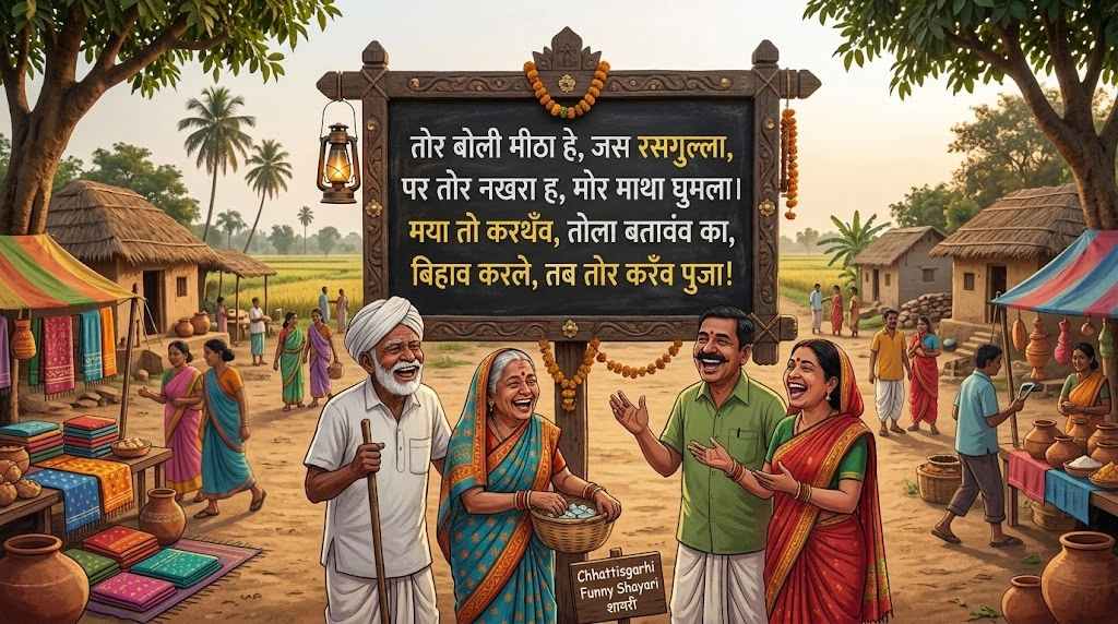 Chhattisgarhi Funny Shayari in hindi