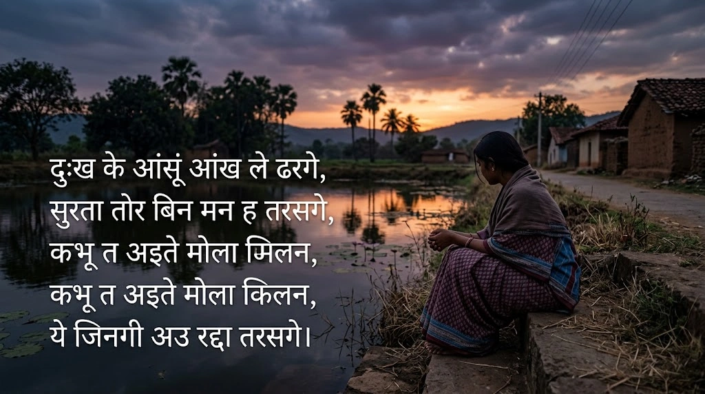 Chhattisgarhi Sad Shayari in hindi