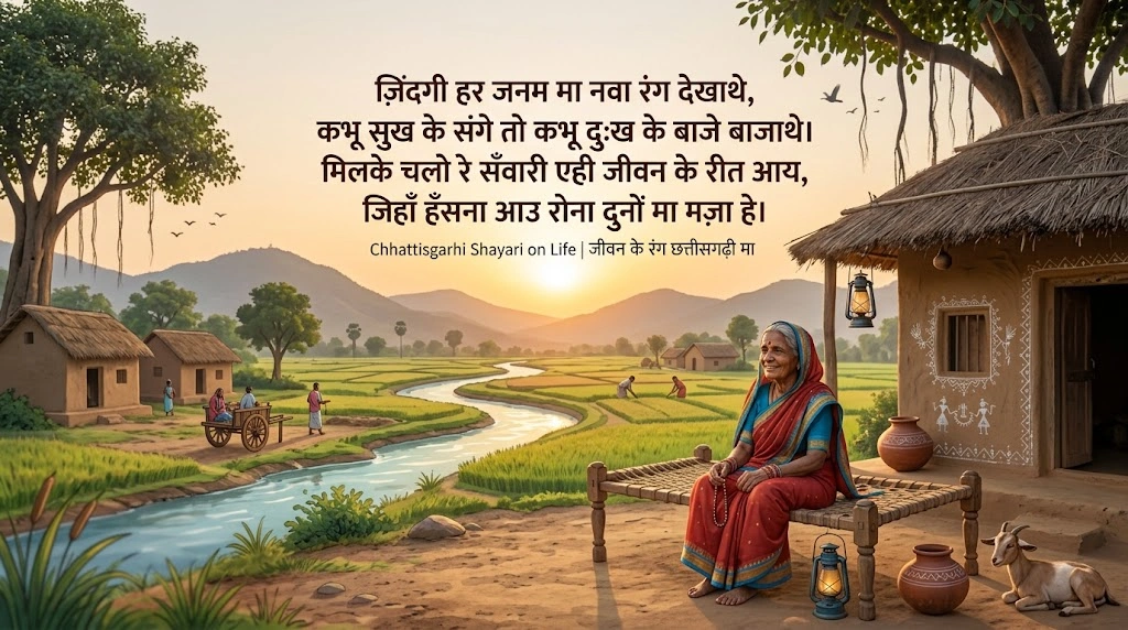 Chhattisgarhi Shayari on Life in hindi