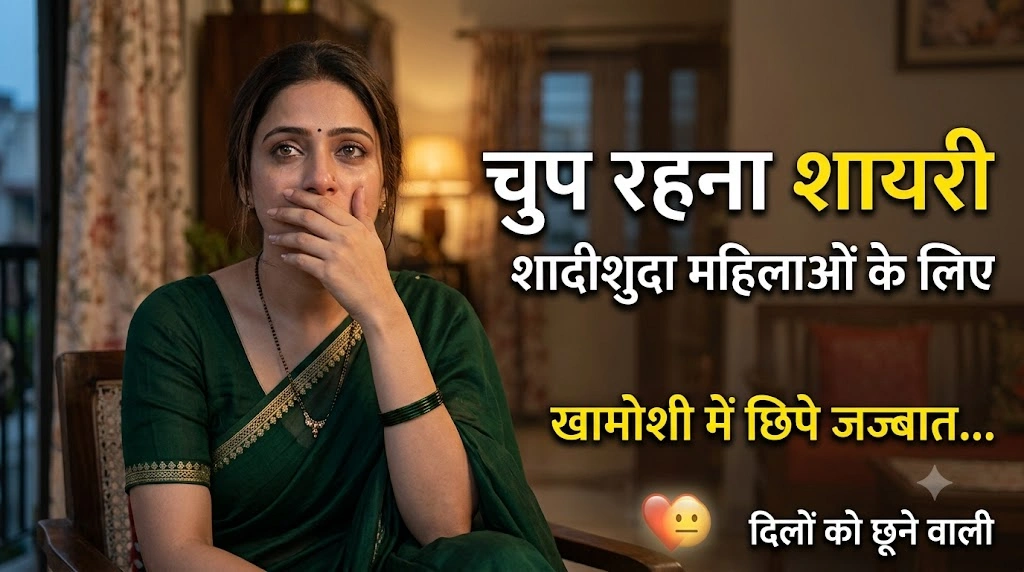 Chup Rehna Shayari For Married Women in hindi