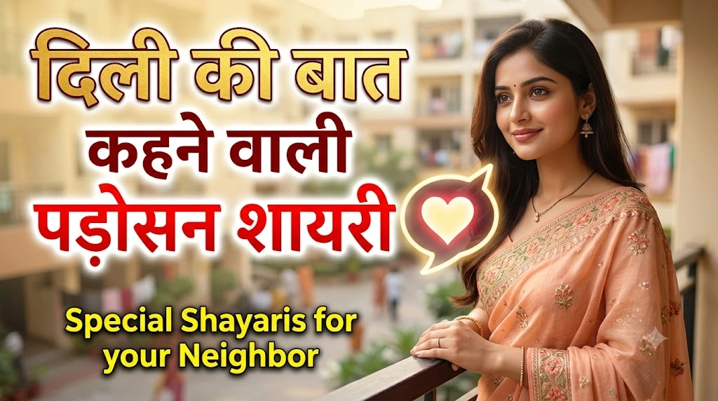 Dil Ki Baat Kehne Wali Padosan Shayari in hindi